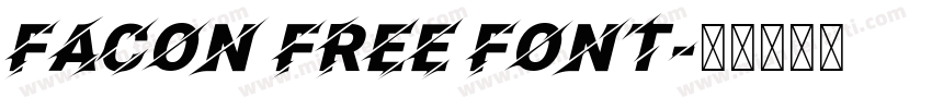 Facon Free Font字体转换